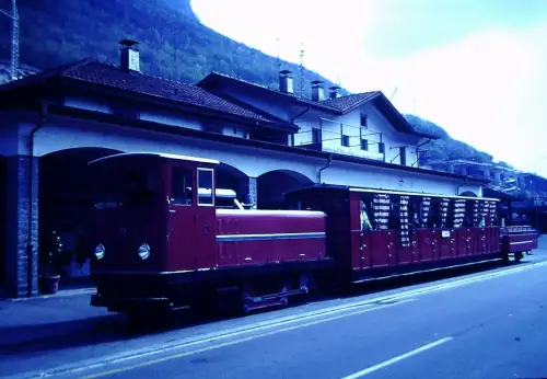 Orig DIA Film Slide 35mm Ticino Monte Generoso Railway '70s B11/1/11