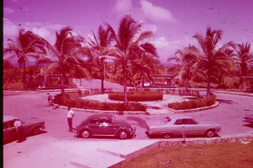 Original DIA Film Slide 35mm  Mexico  Street Scene  '66 B3L6