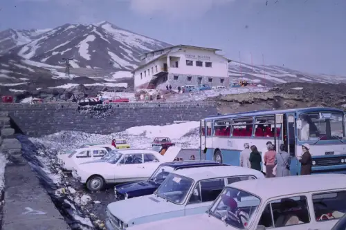 Original DIA Film Slide 35mm Funivia Dell'Etna  1974  B2R70