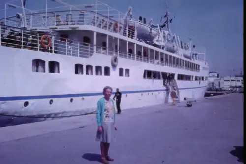 Original DIA Film Slide 35mm Port, Hafen, Greece, Griechenland   '70s HU43