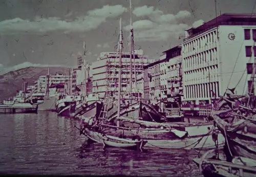 Orig DIA Film Slide ler-İzmir Limandan Hafen Post Türkey  '70s B11/3/15