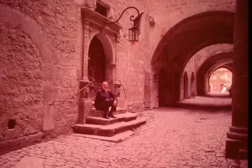 Original DIA Film 35mm  Rothenburg ob der Tauber  '60s B8/75
