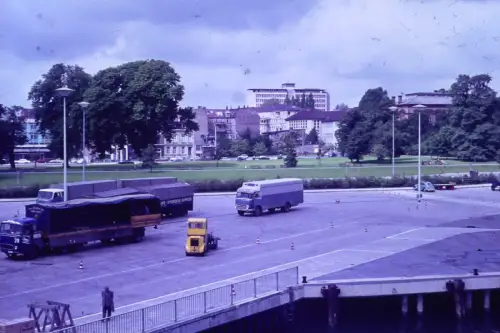 Original DIA Film Slide 35mm  Oslo Street Scene '70s  B3R93