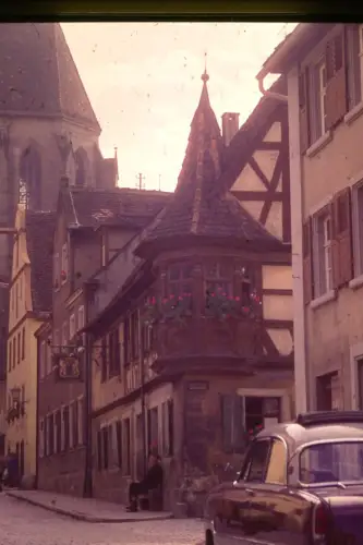 Original DIA Film 35mm Nürnberg Strassenszene  '60s B8/72