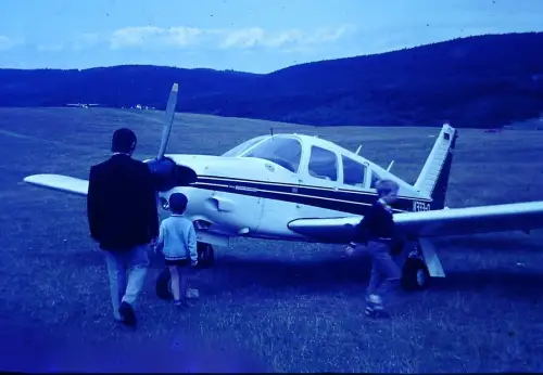 Orig 35mm DIA Film kleine Flugzeuge 9Stk.  '70s B11/1/26-34