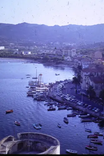 Original DIA Film Slide 35mm Port Calvi,  Frankreich France  '60s B2R94