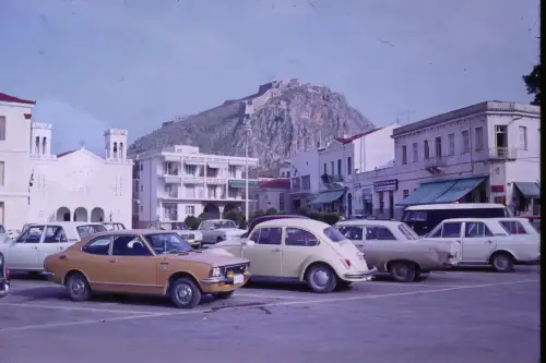Original DIA Film Slide 35mm Nafplio, Greece, Griechenland   '70s HU42