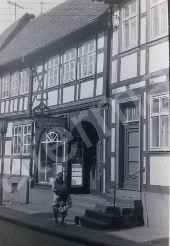 Orig Film Negativ DDR Stolberg vor der Konditorei-Bäckerei  1970s B14/5