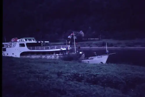 Original DIA Film Slide 35mm DDR Schiff Friedrich Engels 1960s B8/127