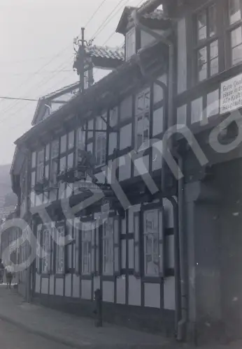 Orig Film Negativ DDR Stolberg  Fachwerkhäuser   1970s B14/5