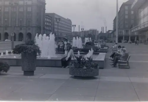 Orig Film Negativ 4x DDR Dresden  Ernst Thaelmann Strasse c1970-72 B14/10/32