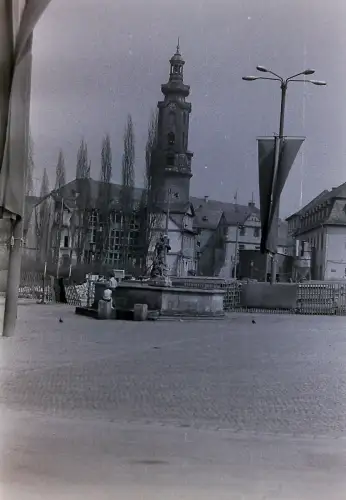 Orig Film Negativ DDR  Weimar Strassenszene 1971  B14/12/16