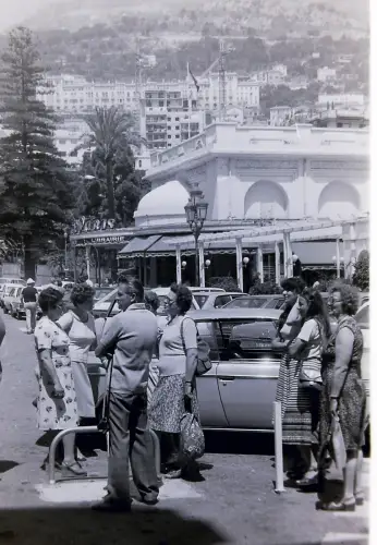 Orig Film Negativ  Monaco Strassenszene 1970s B14/13/30