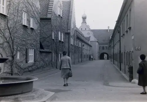 Orig Film Negativ Deutschland Augsburg Fuggerei Strassenszene 1970s B14/12/19