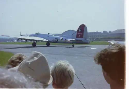 Orig Film Negativ Boeing B-17 Flying Fortress Ausstellung Frankreich K2/10/77