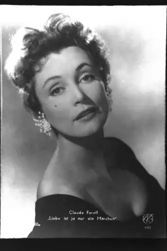 Vintage Glasnegativ Platte Glassnegative Claude Farell