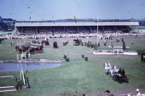 Original DIA Film Slide 35mm 8 Stk. Reitturnie Aachen 1961 '70s B3R1-9