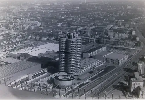 Orig Film Negativ  München BMW Headquarters 1970s B14/12/35