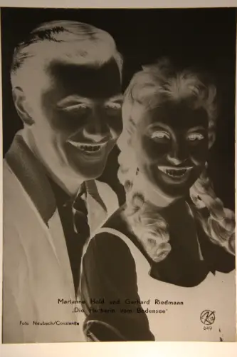 Vintage Glasnegativ Platte Glassnegative Marianne Holdc&Gerhard Riedmann