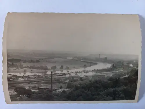 2x Altes Foto Aussicht vom Erholungsheim FDGB Heidenau 1964