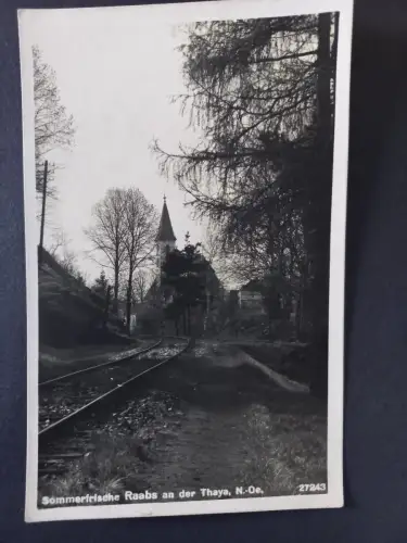 AK Postcard Sommerfrische - Raabs an der Thaya