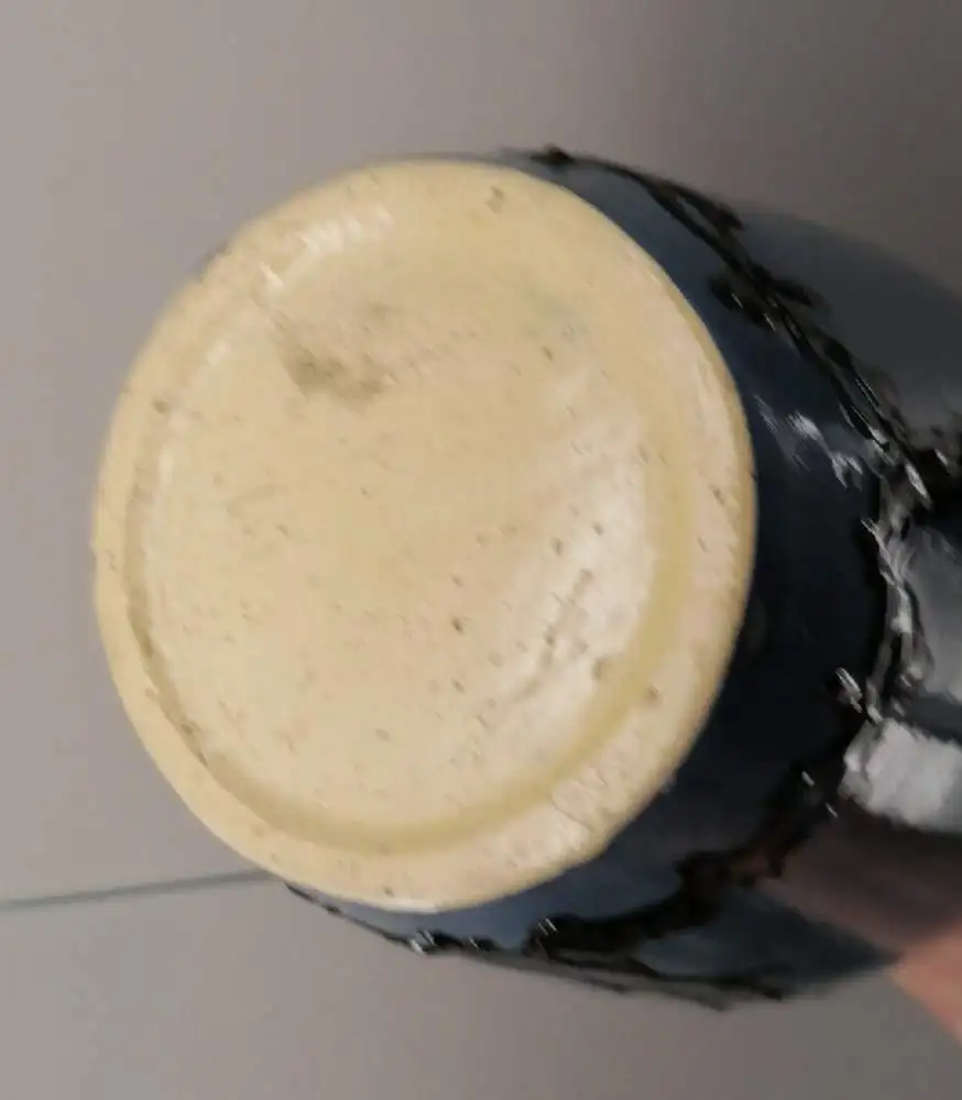 Jugendstil Keramik Vase mit Schlicker-Malerei Laeuger? 5