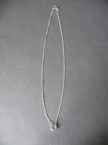 Silberkettchen Halskette mit Anhänger / Silber 835
