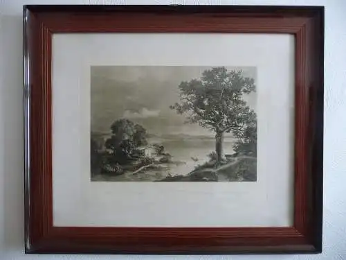 Landschaftsbild Ammersee Bayern nach Karl Rottmann ca. 1900
