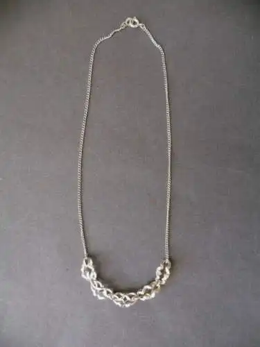 Silberkettchen Halskette mit Anhänger / Silber 835