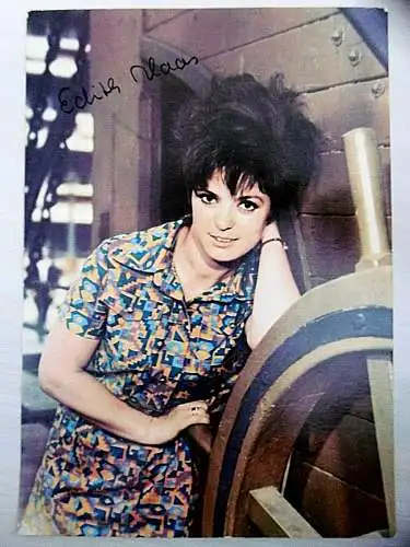 Grosse Original Faksimile Autogrammkarte Edith Haas