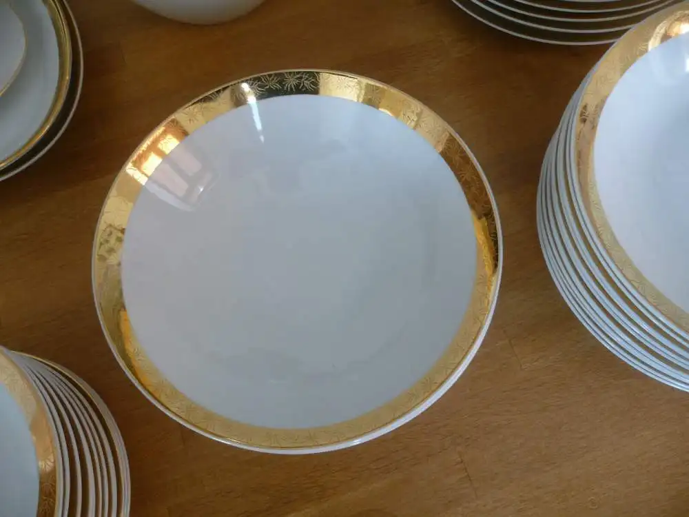 Großes Speiseservice 48 Teile komplett / MZ Czechoslovakia Porzellan 2