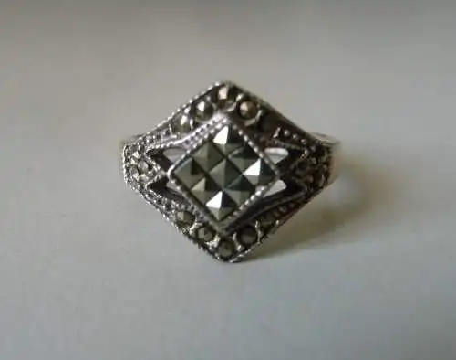 Silberring Rautenmuster / Silber 925