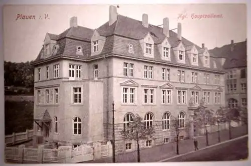 Alte PK/Ansichtskarte "Kgl. Hauptzollamt Plauen Vgtl.", ungelaufen , um 1910