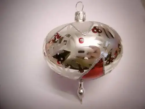 Nostalgischer Christbaumschmuck "Kugel im russischen Design", Höhe ca. 10 cm