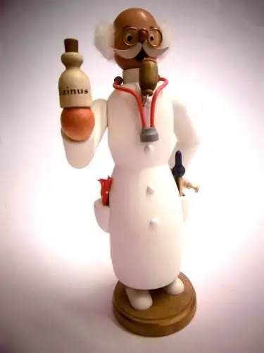 Räuchermann "Onkel Doktor" , orig. Erzgebirgische Volkskunst Eva Beyer