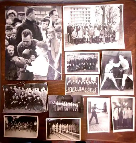 Riesige Fotosammlung Box Verein Oelsnitz 1950er Jahre (81 Echtfotos)