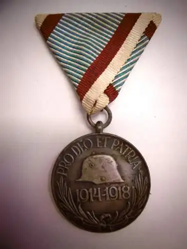 Orden Österreich / Ungarn KuK, Pro Deo Et Patria 1914-1918 am Dreiecksband