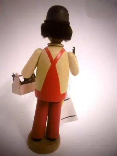 Schöner Räuchermann "Elektriker" Echt Erzgebirgische Holzkunst mit Herz!