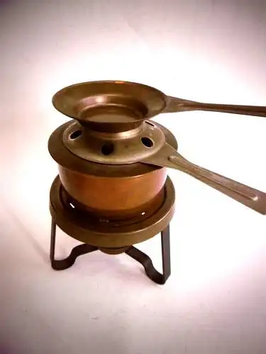 Alter Brenner, Mini Herd, Wärmer o.Ä. aus Kupfer