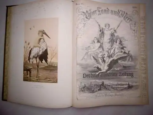 Eingebundes Sammelsurium "Über Land und Meer", 61. Band, 31. Jahrg., 1888-1889