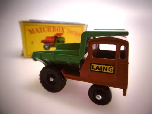 Matchbox Lesney Muir-Hill Dumper Top Nr.2 c3 Made In England 60er OVP