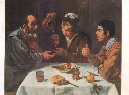 Fine arts paintings Diego de Silva eating peasants