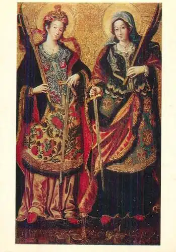 Fine arts paintings Kiev artist St. Anastasia and St. Juliana