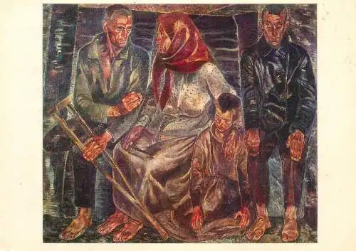 Fine arts paintings Anatoly Petritsky disabled old veterans
