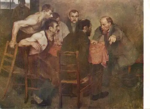 Fine arts paintings Kernstok Karoly agitator