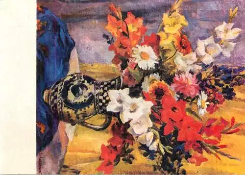 Fine arts paintings Trude Schullerus summer flowers