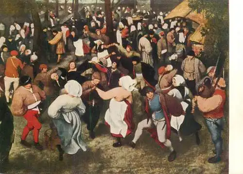 Fine arts paintings Pieter Bruegel wedding dance
