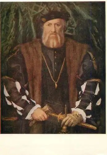 Fine arts paintings Hans Holbein portrait by Morette