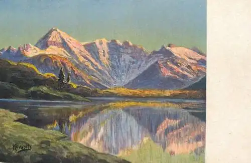 AK Oberblegisee im Glarnerland Landschaft von Andor Kovasits