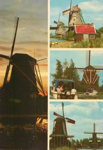 Netherlands Dutch windmills multi view